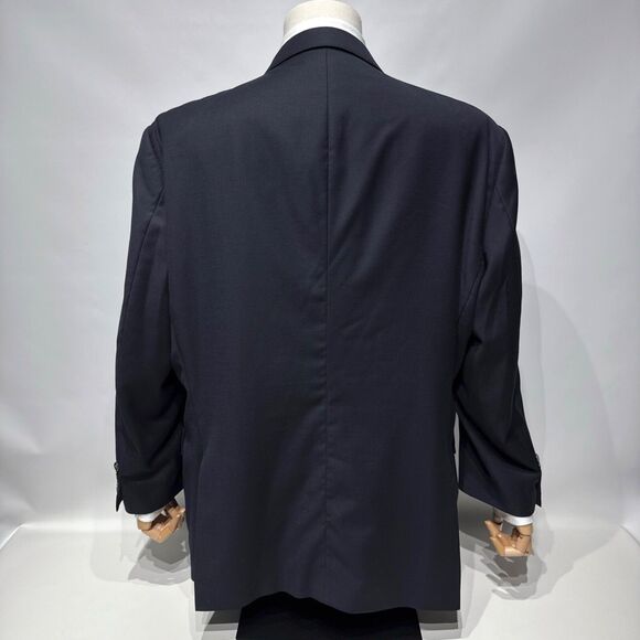 Peter Millar 100% Wool Navy Blue Blazer Made in Canada Men Size 50R 35.5" Sleeve - Picture 7 of 16